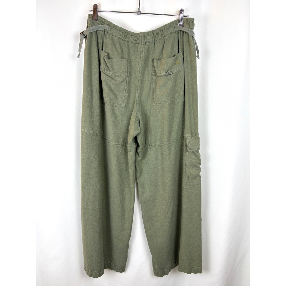 Pilcro by Anthropologie Relaxed Linen Beach Cargo Pants - Picture 5 of 10